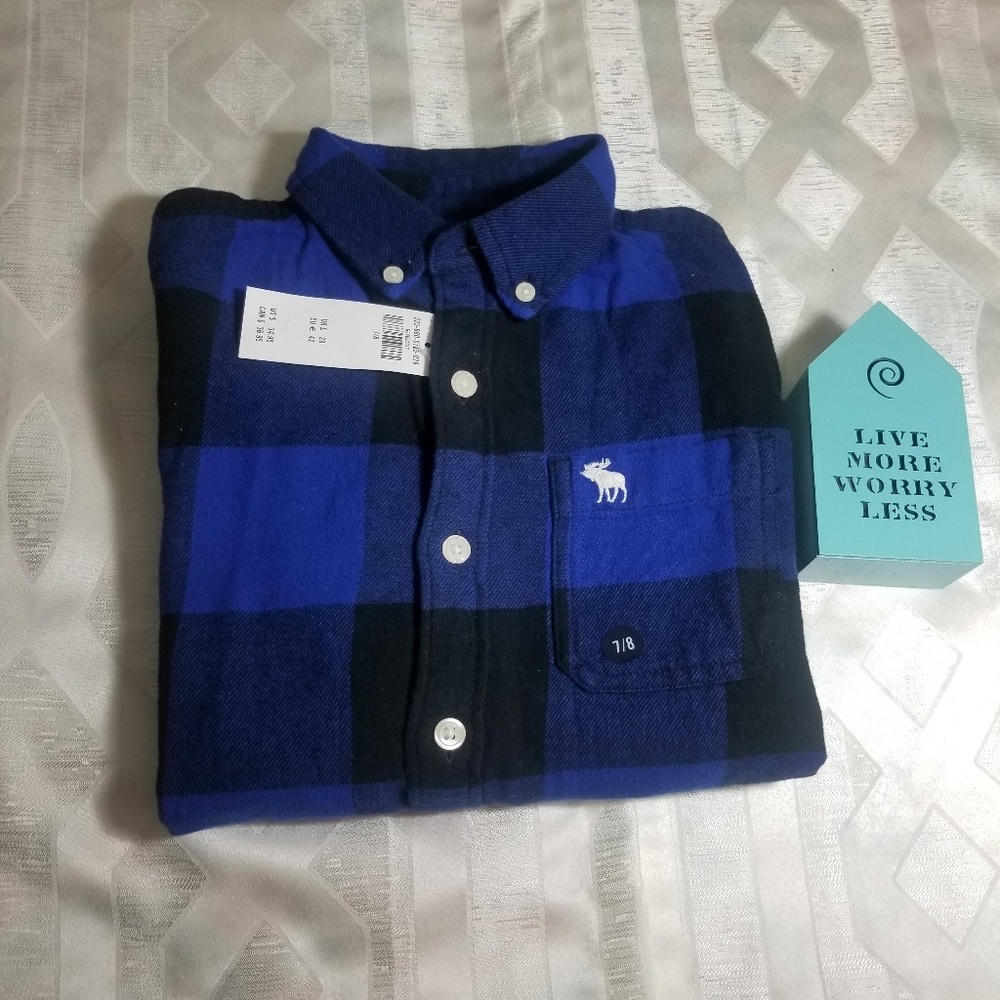 Abercombrie long sleeve, botton down, shirt.